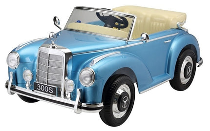Mercedes 300S Klassieker Elektrische Kinderauto | Blauw