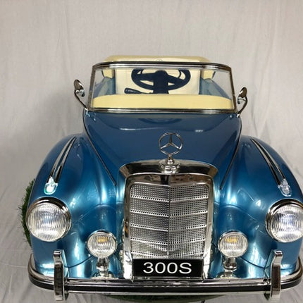 Mercedes 300S Klassieker Elektrische Kinderauto | Blauw