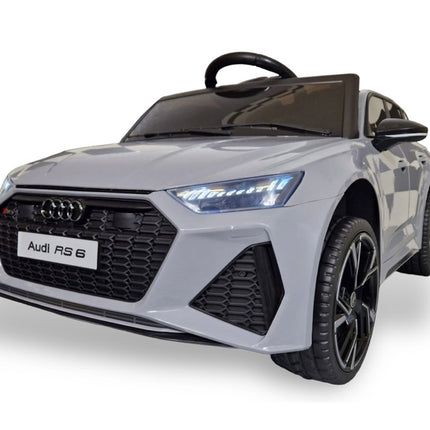 Audi RS6 Elektrische Kinderauto | Grijs
