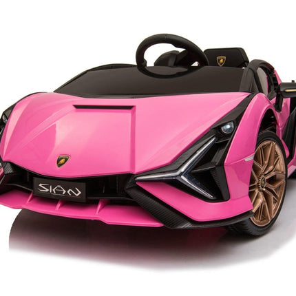 Lamborghini Sian Elektrische Kinderauto | Roze