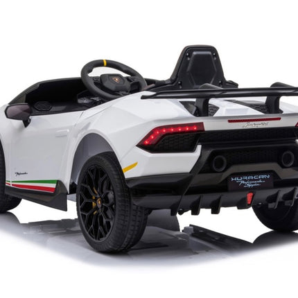 Lamborghini Huracan Elektrische Kinderauto | Wit