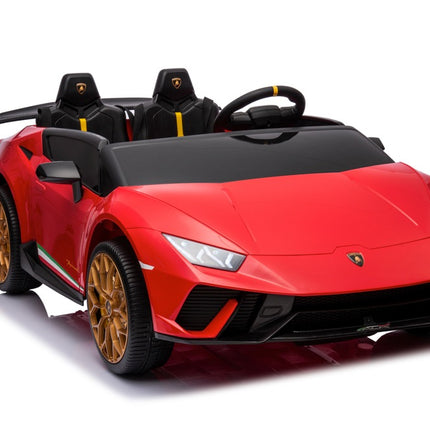 Lamborghini Huracan Performante Spyder 2-persoons Elektrische Kinderauto | Rood