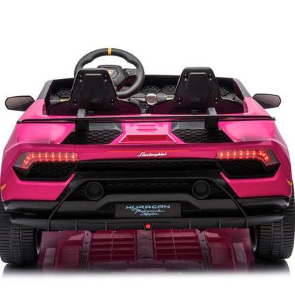 Lamborghini Huracan Performante Spyder 2-persoons Elektrische Kinderauto | Roze